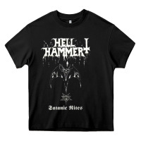 Black hell hammer Heavy Core Tee - artisFamous