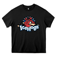 Black The Icehogs, Rockford Heavy Core Tee - artisFamous