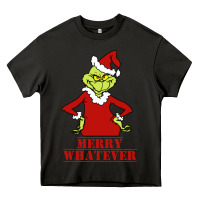 Asphalt Merry Whatever Grinch Heavy Core Tee - artisFamous