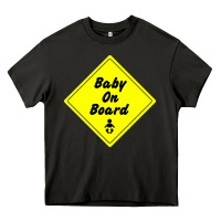 Asphalt baby on board Heavy Core Tee - artisFamous