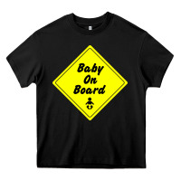 Black baby on board Heavy Core Tee - artisFamous