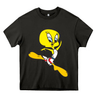 Asphalt tweety bird Heavy Core Tee - artisFamous