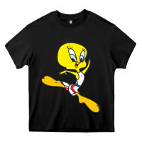 Black tweety bird Heavy Core Tee - artisFamous