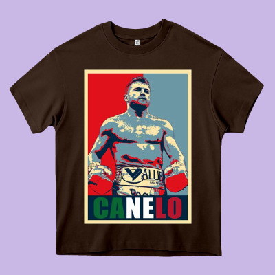 Canelo Alvarez Mexican Boxing Heavy Core Tee Designed By Artisfamous