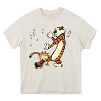 Cream calvin dance party Heavy Core Tee - artisFamous