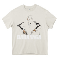 Cream baba yaga Heavy Core Tee - artisFamous