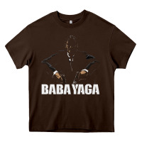Chocolate Brown baba yaga Heavy Core Tee - artisFamous