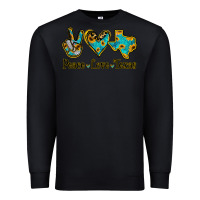 Black Peace Love Texas Premium Sweatshirt - Jasminsmagicworld