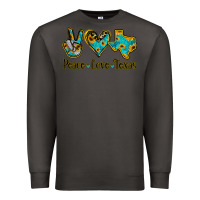 Smoke Peace Love Texas Premium Sweatshirt - Jasminsmagicworld