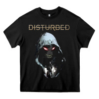 Black disturbed 10 Heavy Core Tee - artisFamous