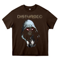 Chocolate Brown disturbed 10 Heavy Core Tee - artisFamous