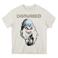 Cream disturbed 10 Heavy Core Tee - artisFamous