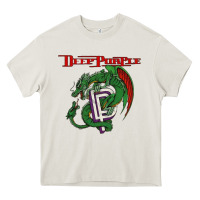 Cream deep purple 7 Heavy Core Tee - artisFamous