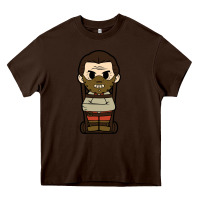 Chocolate Brown hannibal lecter chibi Heavy Core Tee - artisFamous