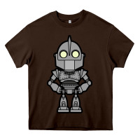 Chocolate Brown iron giant Heavy Core Tee - artisFamous