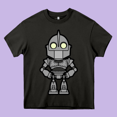 Iron Giant Heavy Core Tee Designed By Artisfamous