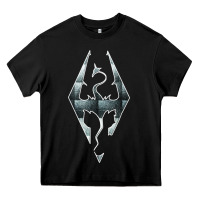Black skyrim Heavy Core Tee - artisFamous