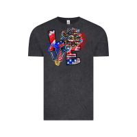 Vintage Black patriotic Love Vintage Tee - CowhideDigitalArt