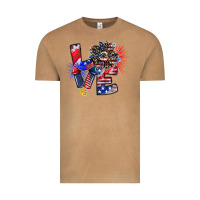 Vintage Camel patriotic Love Vintage Tee - CowhideDigitalArt