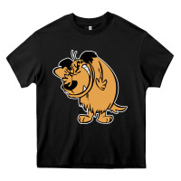 Black smile mumbly muttley dog Heavy Core Tee - artisFamous
