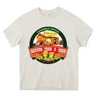 Cream sneeds feed and seed Heavy Core Tee - artisFamous