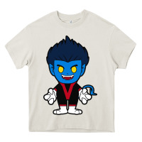 Cream nightcrawler chibi Heavy Core Tee - artisFamous