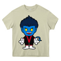 Mossy nightcrawler chibi Heavy Core Tee - artisFamous