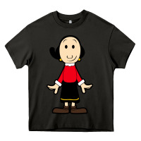 Asphalt olive oyl Heavy Core Tee - artisFamous