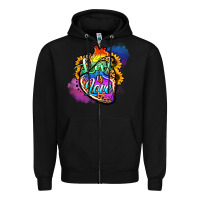 Black love is love pride Zipper Hoodie - Jasminsmagicworld
