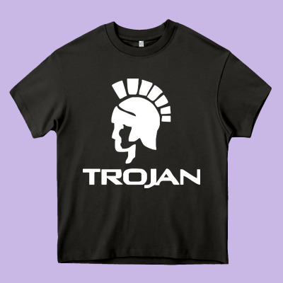 Trojan Condoms Champion Heavy Core Tee Designed By Artisfamous