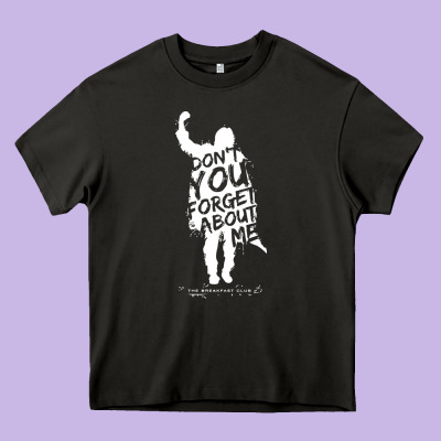 Breakfast Club Don't You Forget About Me Heavy Core Tee Designed By Artisfamous