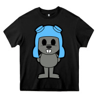Black rocky the squirrel Heavy Core Tee - artisFamous