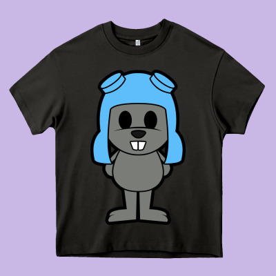 Rocky The Squirrel Heavy Core Tee Designed By Artisfamous