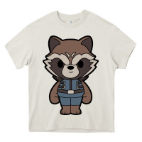 Cream rocket racoon chibi Heavy Core Tee - artisFamous