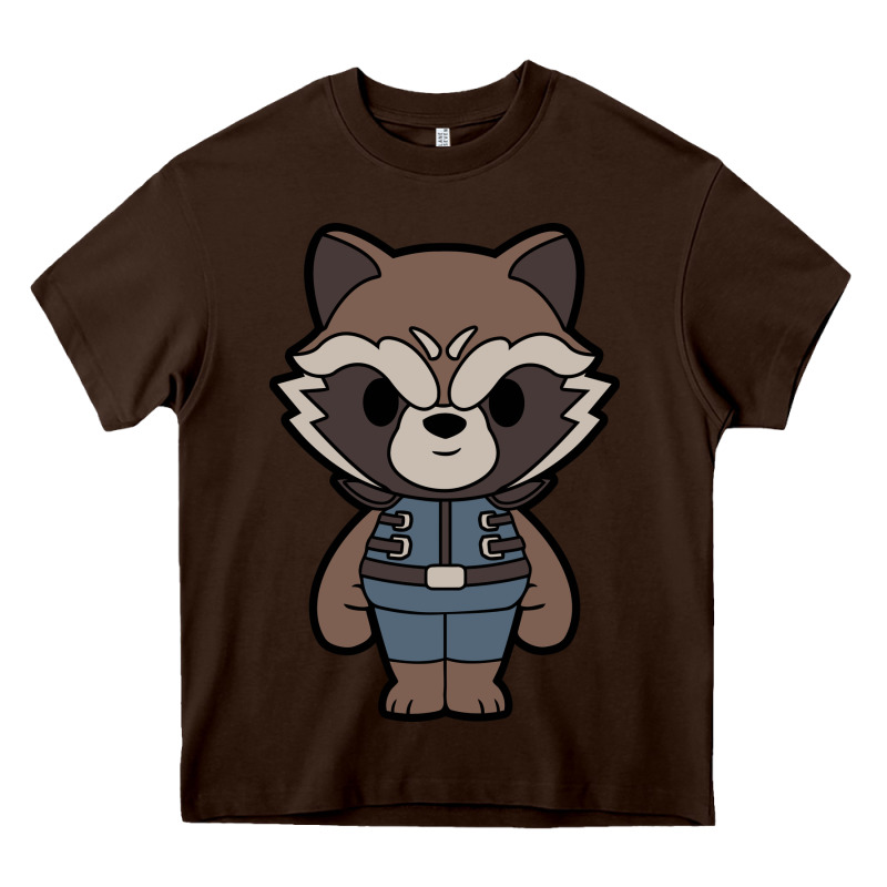 Rocket Racoon Chibi Heavy Core Tee by artisFamous | Teevron