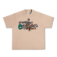 Burro Happy Easter Urban Heavy Tee - CowhideDigitalArt