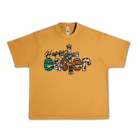 Peanut Butter Happy Easter Urban Heavy Tee - CowhideDigitalArt