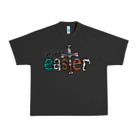 Pigment Black Happy Easter Urban Heavy Tee - CowhideDigitalArt