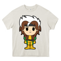 Cream rogue x men chibi Heavy Core Tee - artisFamous