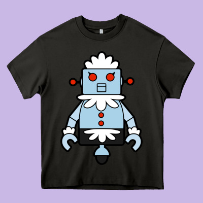 Rosie The Jetsons Heavy Core Tee Designed By Artisfamous