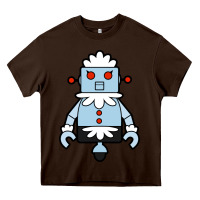 Chocolate Brown rosie the jetsons Heavy Core Tee - artisFamous