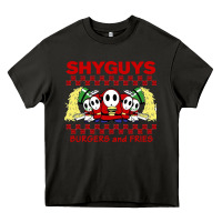Asphalt shy guys burger and fries Heavy Core Tee - artisFamous
