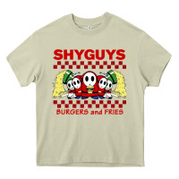 Mossy shy guys burger and fries Heavy Core Tee - artisFamous