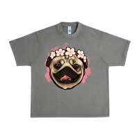 Tornado pug floral Urban Heavy Tee - Jasminsmagicworld