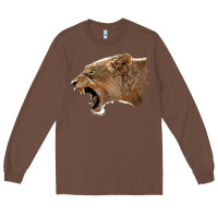 Chestnut Puma Head Long Sleeve Tee - LillyAllenDesigns