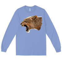 Colony Blue Puma Head Long Sleeve Tee - LillyAllenDesigns