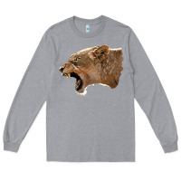 Heather Grey Puma Head Long Sleeve Tee - LillyAllenDesigns
