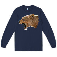 Navy Puma Head Long Sleeve Tee - LillyAllenDesigns