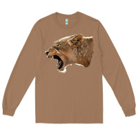 Toasted Coconut Puma Head Long Sleeve Tee - LillyAllenDesigns