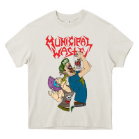 Cream municipal waste new Heavy Core Tee - artisFamous